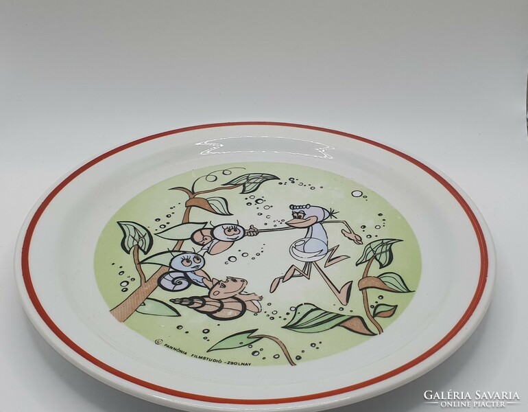 Zsolnay vuk, water spider, forest captain children's tableware