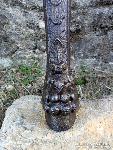 Old, decorative horse stove leg (1 pc.)