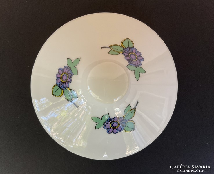 Alföldi hippie pattern teapot lid with purple flowers