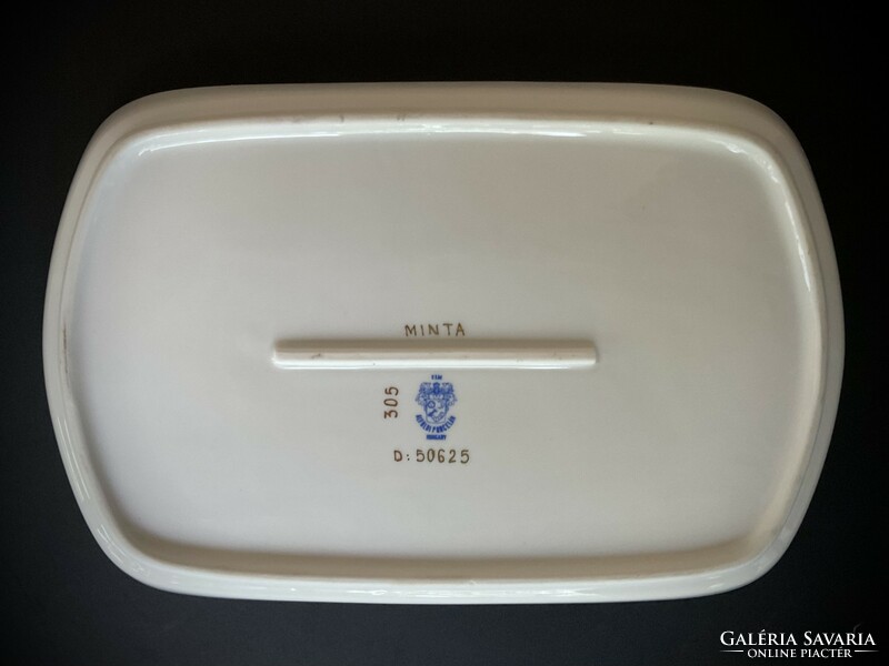 Alföldi sample display case porcelain tray with Buda view