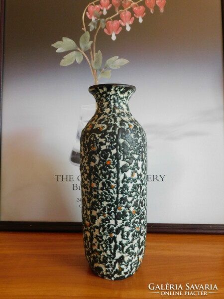 Retro ceramic vase - mid century - 28.5 Cm - cracked