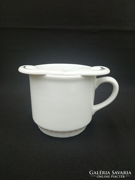 Snow white bohemian porcelain mug