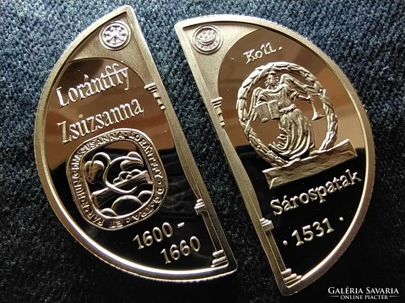The 400th anniversary of the birth of Zsuzsanna Lorántffy .925 Silver 4000 HUF 2000 bp pp (id77714)