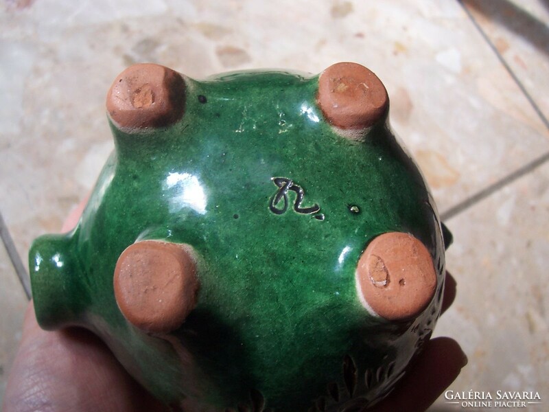 Cute marked piggy bank
