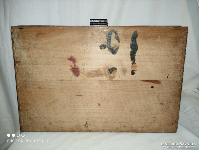 Antique zatócsbolti 3-drawer fort setilin wooden box cabinet sewing box thread holder 