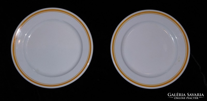 Alföldi porcelain plate orange striped 19.5 cm