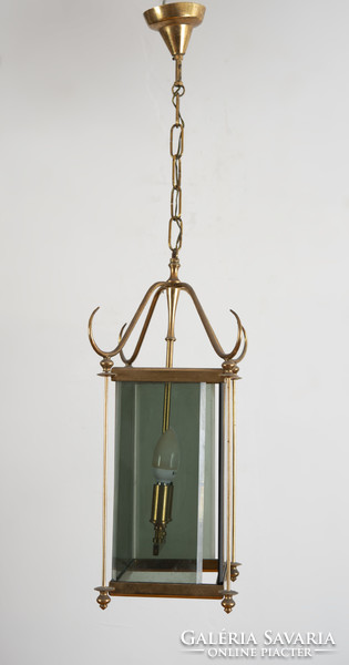 Art Nouveau pagoda-shaped chandelier