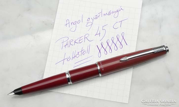 1964 parker 45 ct arrow fountain pen with parker converter