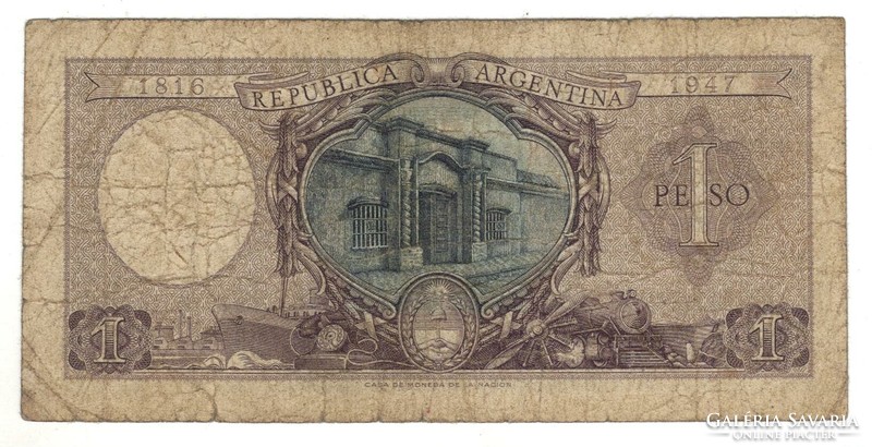 1 peso 1956 Argentina