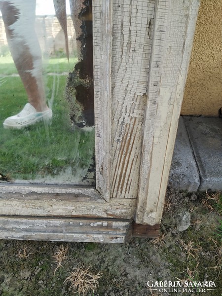 Antique wooden framed large mirror, frame for sale! 100-year-old frame, with wooden inlay on the back.