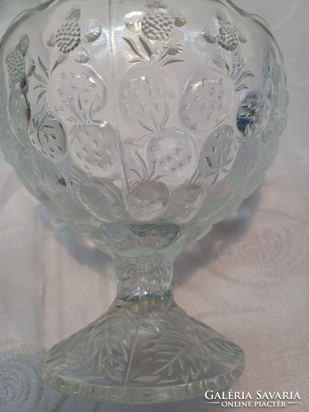 Strawberry glass offering, goblet