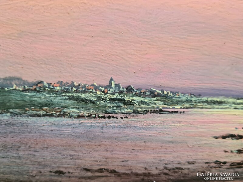 Jan van Delft (1879-1952) Németalföldi tájkép Olaj-fa