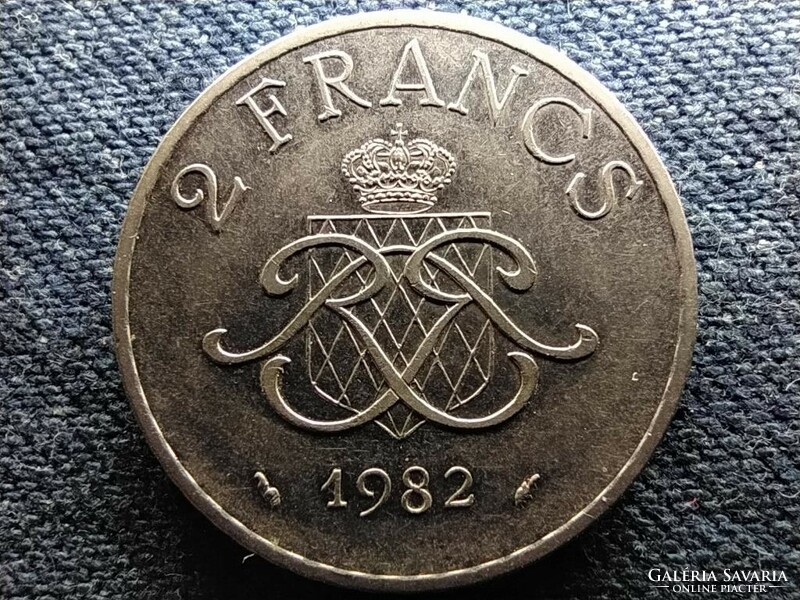 Monaco iii. Rainier (1949-2005) 2 francs 1982 (id67741)