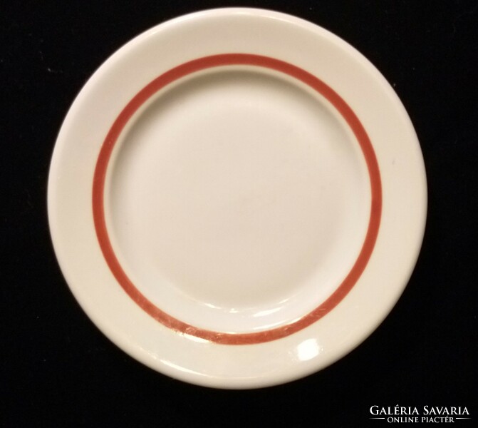 Alföldi porcelán tányér barna csíkos 18 cm