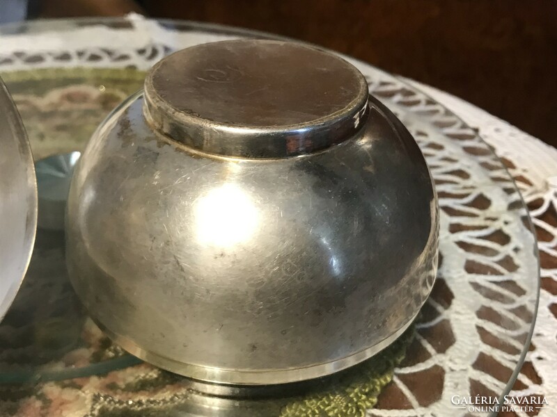 Silver-plated, antique bonbonier, pear-shaped, a special beauty
