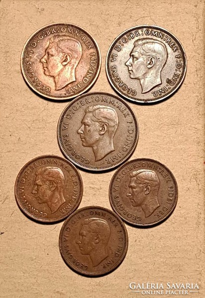 Anglia VI. György (1936-1952) 1 penny