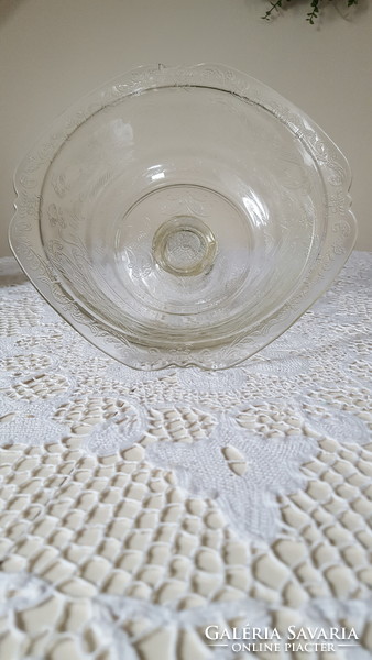 Beautifully patterned glass table centerpiece, offering