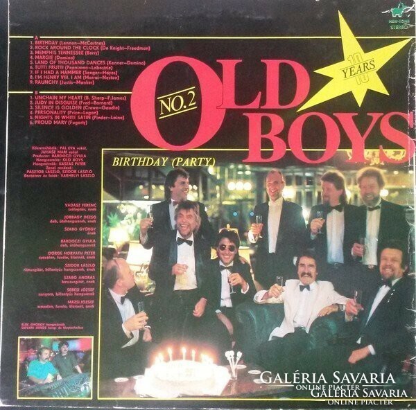 OLD BOYS NO.2 bakelit lemez