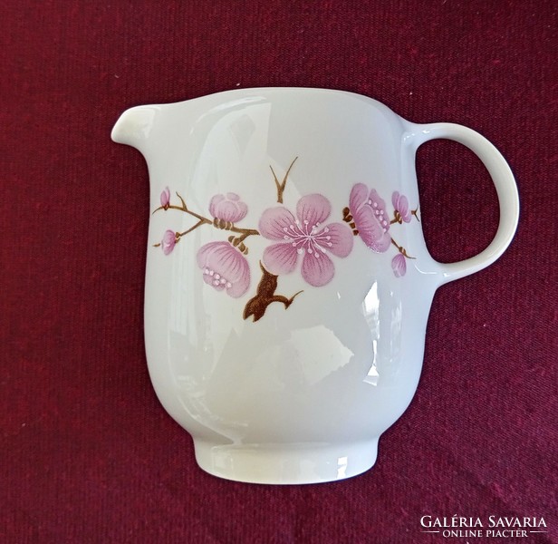 Alföldi peach blossom milk jug and sugar bowl together 10-11cm