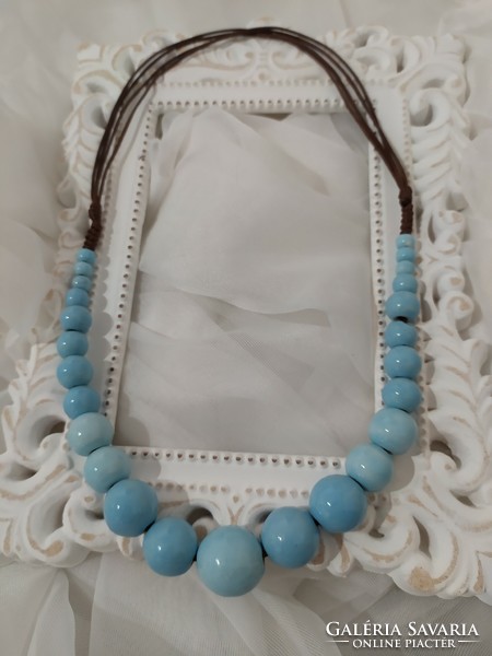 Ceramic necklace in Tihany style