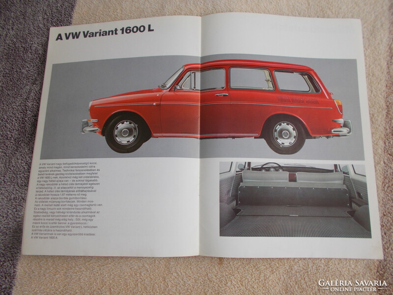Vw beetle, 1200/1300/1500 and 1600 car catalog, car brochure