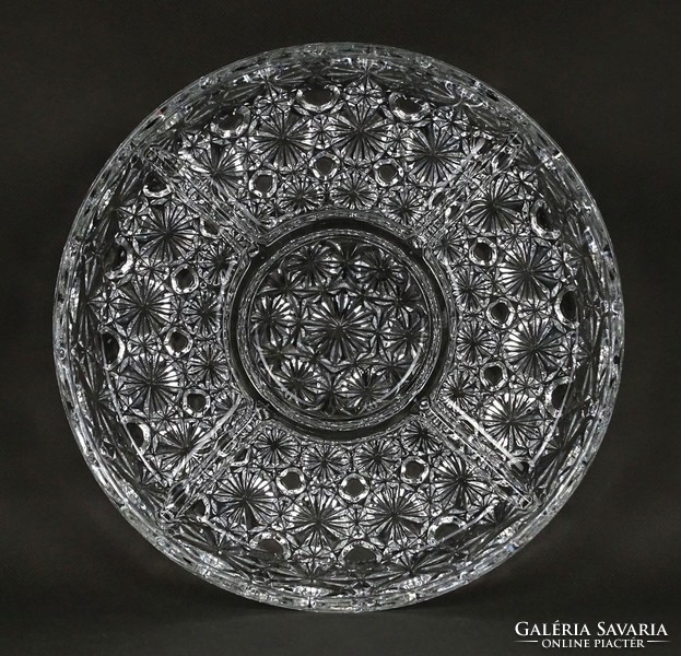 1N003 Nagyméretű nassos asztalközép kínáló tál gyümölcskínáló tál 25.5 cm