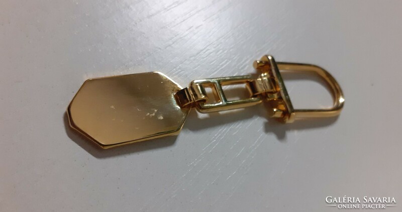 Nice mint condition gold plated key ring