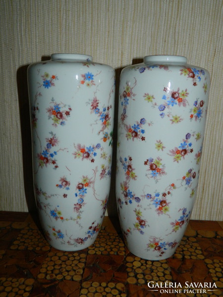 Pair of antique drasche vases