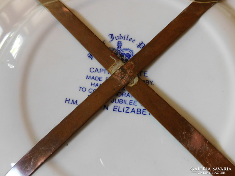 Wheatherby decorative plate ii. On the occasion of Elizabeth's silver jubilee, 1977