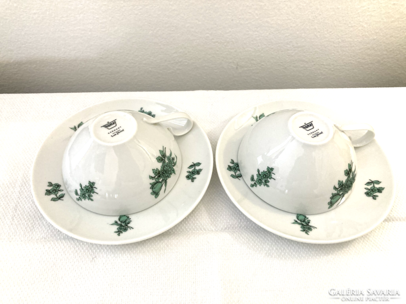 Pair of Eva Zeisel design Thomas porcelain tea sets