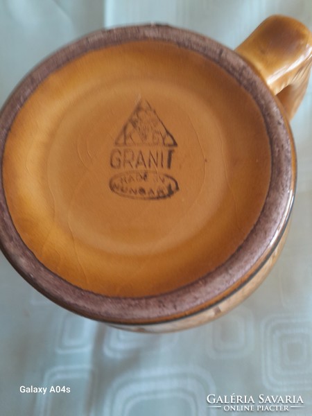 A wonderful granite pitcher