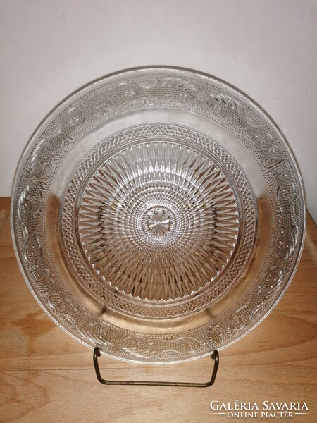 Old molded glass bowl