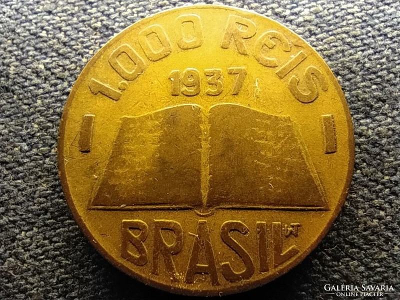 Brazil Republic of the United States of Brazil (1889-1967) 1000 reis 1937 rare (id67343)