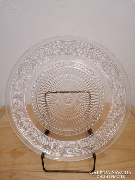 Old molded glass bowl