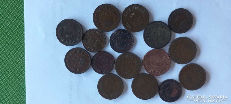 Pengő 1.2 pennies 16 pcs