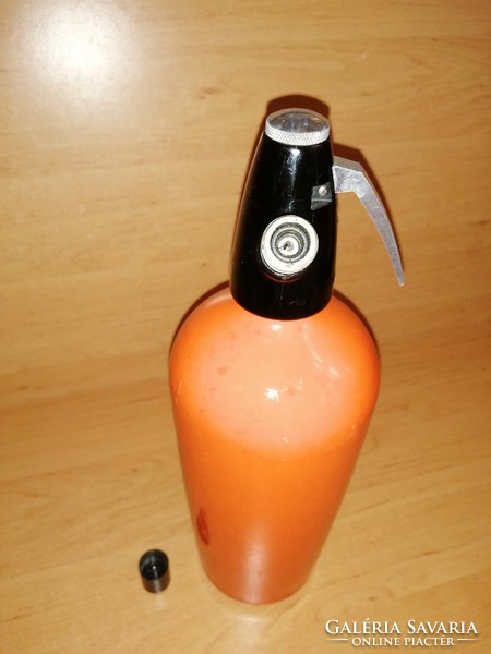 Retro orange soda siphon 2 liters