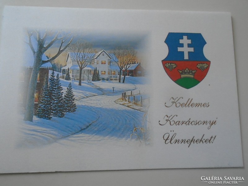 D195144 Balatonszabad Christmas greeting card