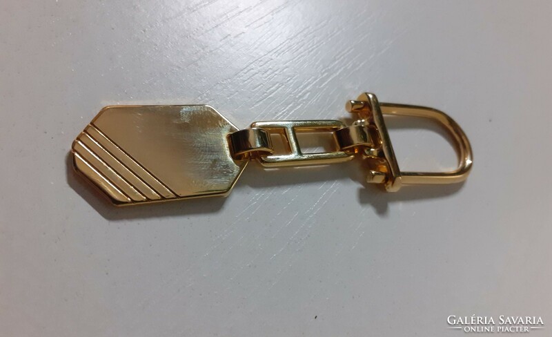 Nice mint condition gold plated key ring
