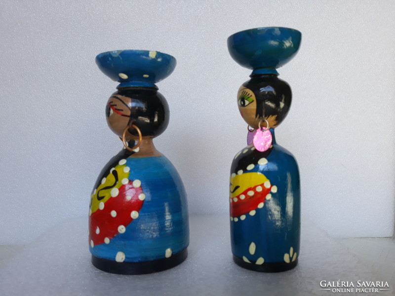 Mexican traditional wooden dolls