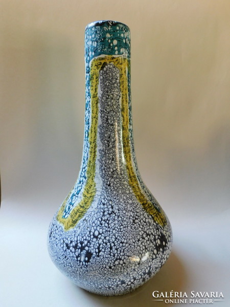 Kerezsi Gyöngyi nagy méretű kerámia váza 37 cm