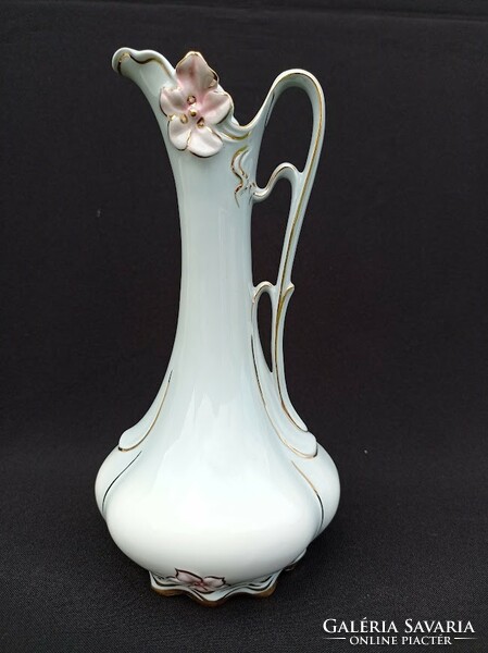 Royal Dux szecessziós kancsó porcelán váza