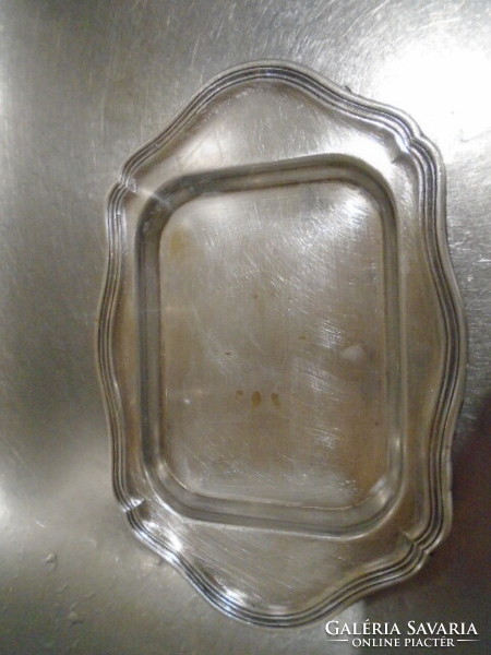Small antique baroque tray 19.7 x 12.2 cm 119 grams 1435 ft for parcel machine