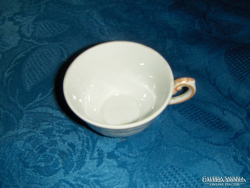 Régi Zsolnay barokk porcelán kávés csésze (0-1)