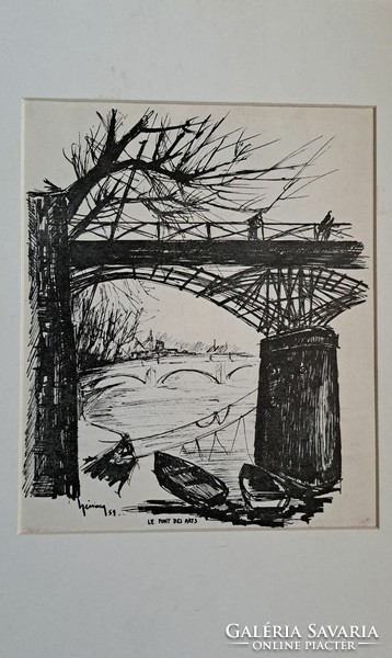 French graphic artist: the bridge of the arts