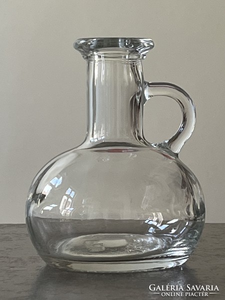 Glass pourer, oil and vinegar holder