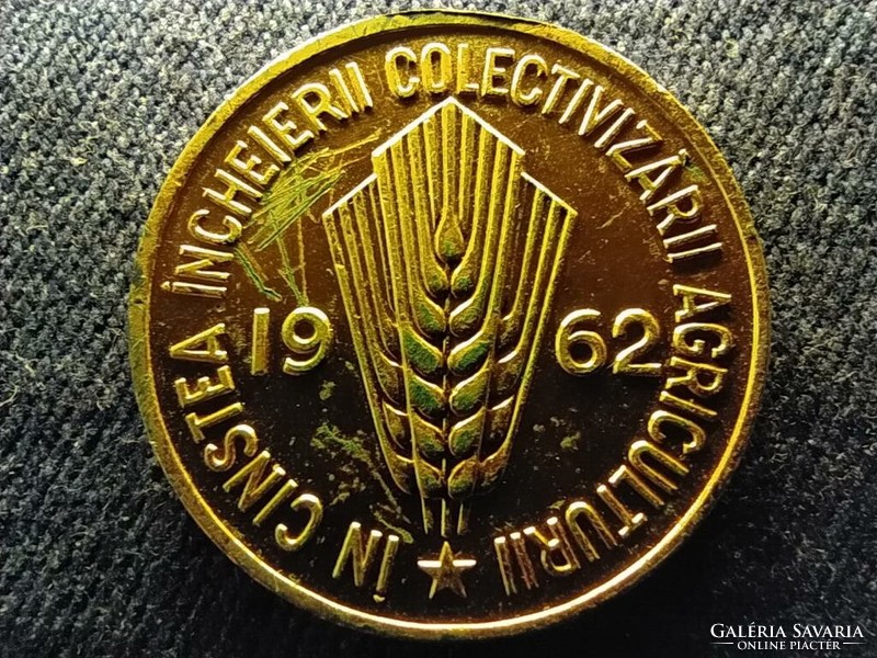 Romania commemorative medal in honor of the completion of the collectivization of agriculture (id69348)