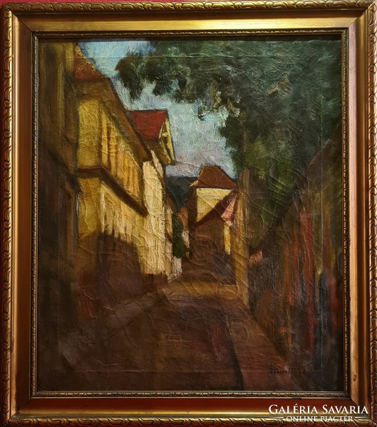 Gábor Döbrentey (1897 - 1990): street detail