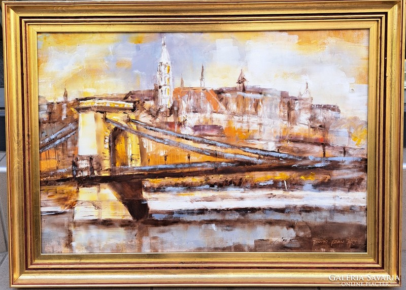 Pintér István Pál (1948-) : Budapest , 40x60 cm.