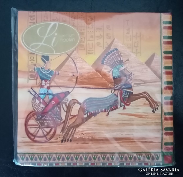 Egyptian pattern napkin package