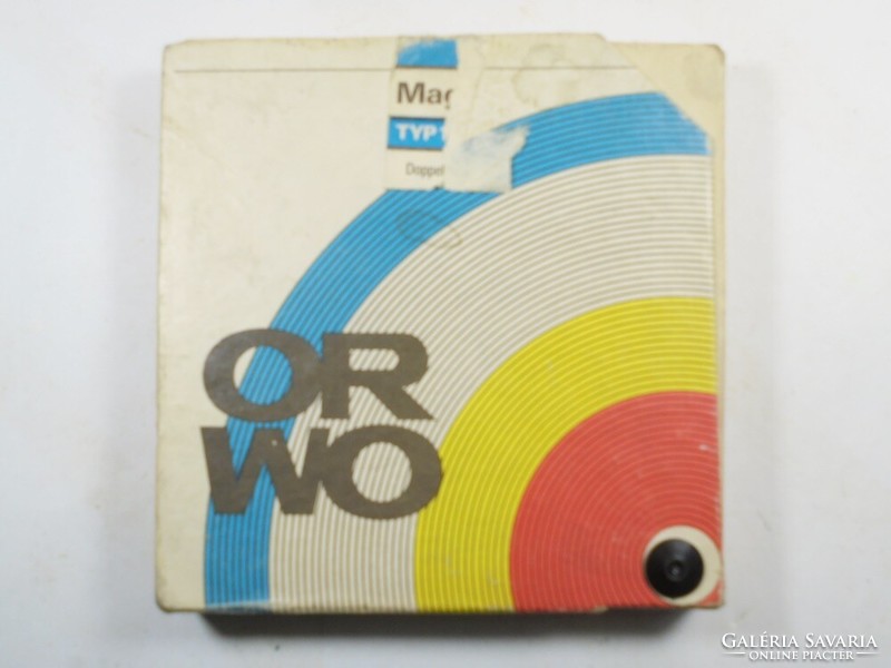 Old, retro magnetic tape magnetic tape orwo ddr East German